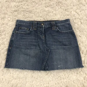 J Crew Jeansrock mit rohem Saum Damen Größe 29 blaue Waschung - Bild 1 von 8