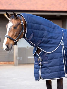 LeMieux Kudos Stable Neck Cover Curved Heavyweight 200g Microfibre Hood S-XL - Picture 1 of 2