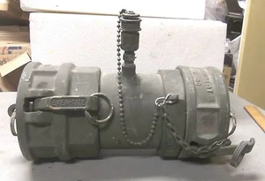 Adaptador detector de agua Ay - acoplamiento de 4" de aluminio con extremos de desconexión rápida (NUEVO DE LOTE ANTIGUO) - Imagen 1 de 12