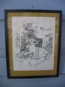 ¡OFERTA! Póster De Colección Nueva Orleans Dixieland Hall AG A. G. Clark MCBRIDE 1969 impresión - Imagen 1 de 1