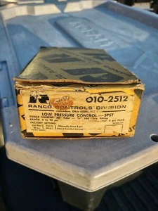 Ranco 010-2512 Pressure Control 0102512 for refrigeration systems - Picture 1 of 8