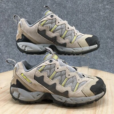 Hi Tec Shoes Womens 6.5 Multiterra Athletic Hiking Low Sneakers Gray Brown Suede - Image 1 of 4