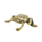 Solid Brass Frog Figurine Small Statue Home Ornament Figurines Collectibles New