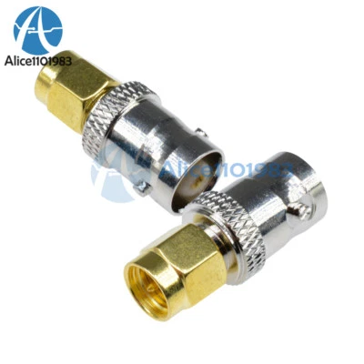 RF Coax Coaxial SMA Male Plug to BNC Female M/F Radio Antenna Connector Adapter - Image 1 of 4