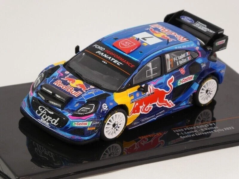 Ixo Model FORD PUMA WRC N.1 CENTRAL EUROPEAN RALLY 2023 LOUBET-VEILLAS 1 43