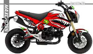 Maxcross Design Graphic kit Full Decal Sticker FOR HONDA 2013-2015 GROM MSX125 - Foto 1 di 4