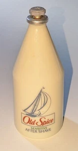 1993 OLD SPICE AFTER SHAVE STAR TOP Glass Bottle 4 OZ Cincin OH 5.5” Tall 1/2 - Picture 1 of 4