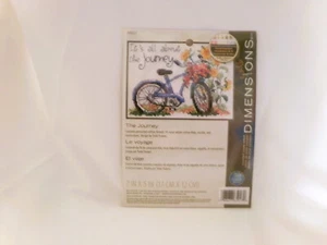 Kit punti a croce dimensioni contate - The Journey 14 carati bianco Aida 7"" x 5"" Kit - Foto 1 di 2