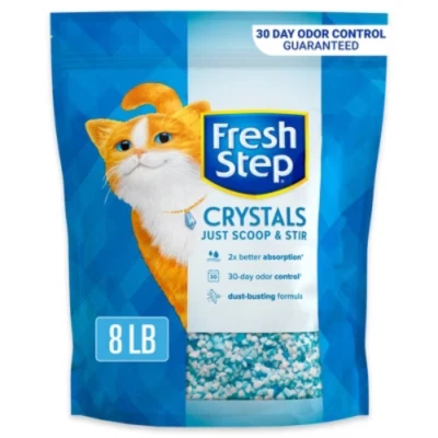 Fresh Step Crystals Premium Scented Cat Litter - 8lb