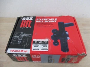 Eaz-lift 48481 Adjustable Ball Mount 10" with 2" and 2-5/16" Hitch Ball - Picture 1 of 13
