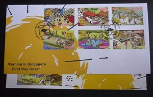 SINGAPORE 2017 Morning in Singapore NDP Stamp FDC First Day Cover Stamps - Picture 1 of 2