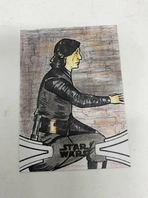 Topps Star Wars Skywalker Saga 2019 Kylo Ren Sketch Card By Antni Ellison 1/1 - Image 1 of 4