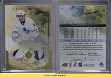 2010-11 Upper Deck Artifacts Gold Patch/Patch /15 Dion Phaneuf #47 Patch