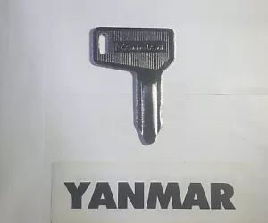 (1) Yanmar, Takeuchi, Excavator, Tractor, Heavy, Equipment Ignition Key & Logo - Picture 1 of 2
