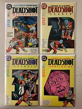 Deadshot set #1-4 (1st series) 4 diff 8.0 (1988)