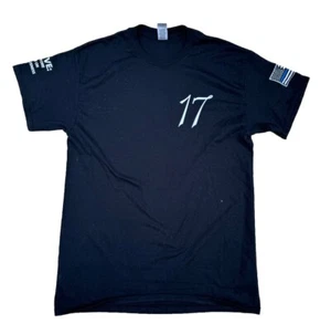 "WE THE PEOPLE" T-Shirt "17" Herren Medium schwarz Logo vorne & hinten Amerika neu ohne Etikett  - Bild 1 von 4