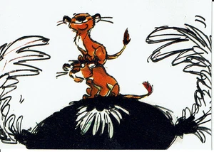 THE LION KING SERIES 2 THERMOGRAPHIC CARD T9 - Picture 1 of 1
