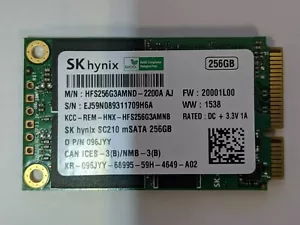 SKhynix HFS256G3AMND 256GB MSATA SSD 096JYY - Picture 1 of 1