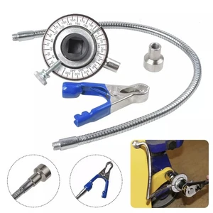Medidor de ángulo para llave dinamométrica 1/2 unidad escala 360 grados herramienta adaptador magnético - Imagen 1 de 14