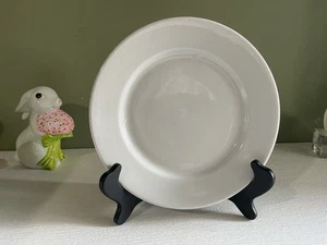 Vintage interamerikanischer weißer Porzellan Speiseteller hergestellt in Polen 9,5 Zoll - Bild 1 von 6