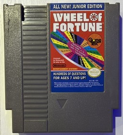 Wheel of Fortune Junior Edition (Nintendo Entertainment System, 1989) NES Tested