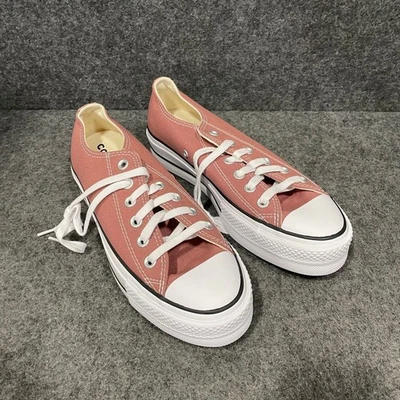 CONVERSE Chuck Taylor Platform Sneaker Women's Size 8 Lt Saddle/Ivory - Image 1 of 4