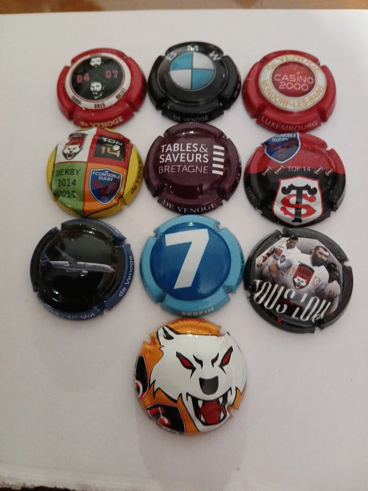 Capsule de Champagne Lot De 10 De Venoge - Photo 1/1