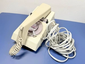 Vintage Dreh Wählscheibentelefon 2/722 TCH75/2 creme Drucktasten Retro Sammlerstück - Bild 1 von 14