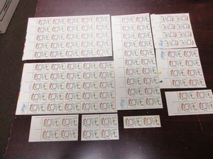 1982 20 cent Love Flowers (x100), Scott #1951, Mint NH - Picture 1 of 1