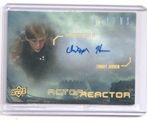 Aliens Movie Autograph Trading Card Actor Reactor Christopher Henn Timmy - Picture 1 of 3