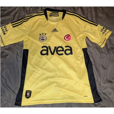 Camiseta de fútbol Fenerbahçe SK Turquía Süper Lig Adidas grande 100 % auténtica 2011-12 Foto 1 de 4