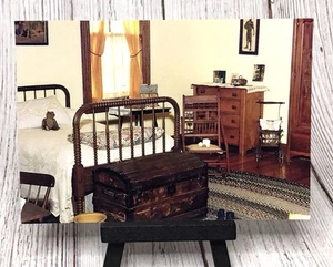 Postal de dormitorio infantil agente depósito museo bomberos Hinckley Minnesota MN dormitorio - Imagen 1 de 4