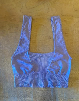 Free People Movement 好业力方领裁剪上衣,所有颜色 $48 | SS - 054 — 第 1/3 张图片