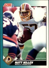 1991 Score Supplemental Football Card Pick