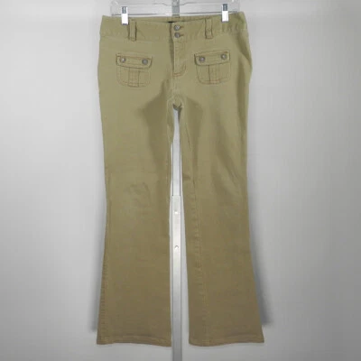 Hurley Women's Size 5 Stretch Tan/Camel Color Denim Chino Pants - Image 1 of 4