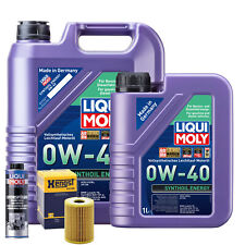 Produktbild - Motoröl 0W40 LIQUI MOLY Synthoil Energy 6L+HENGST Ölfilter +Spülung