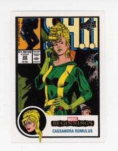 2022 Upper Deck Marvel Beginnings #126 Cassandra Romulus Card WHITE BORDER - Picture 1 of 1