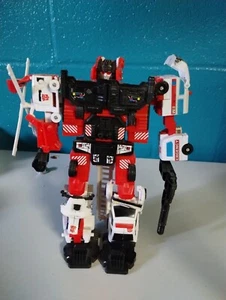 8" FEUERWEHR verformbarer Roboter K.O Figur Fahrzeuge polyfect Kinder Spielzeug keine Box - Bild 1 von 12