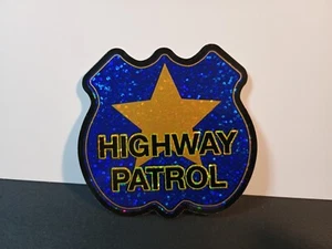 Vintage Stickers Highway Patrol Prism Vending Machine Sticker VTG 90s - Picture 1 of 6