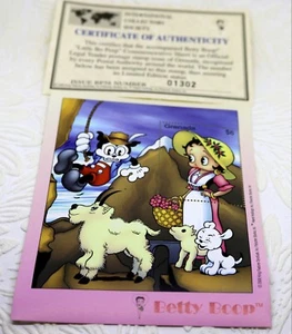 2000 MNH GRENADA BETTY BOOP STAMPS SOUVENIR SHEET LITTLE BO PEEP GOAT ANIMATION - Picture 1 of 4