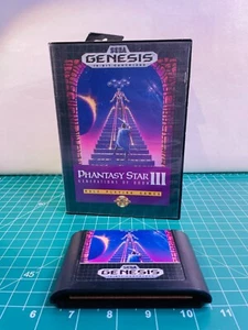 Phantasy Star III Generations of Doom (Sega Genesis 1991) Tested Working - Picture 1 of 5