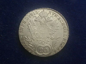 20 Kreuzer 1815 B Kremnitz Franz II   W/16/714 - Picture 1 of 2