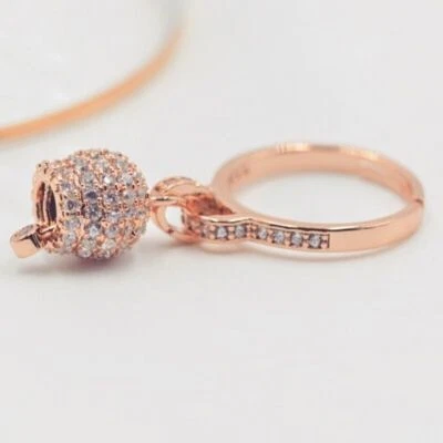 Anello Donna regolabile CAMPANELLA capri zirconi PORTAFORTUNA Scatola Regalo