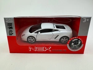 Welly New Models Lamborghini Galiardo White LP560-4 Pull Back - Picture 1 of 5