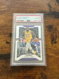2019-20 Panini Prizm LEBRON JAMES Base Los Angeles Lakers #129 PSA 10 - Picture 1 of 1