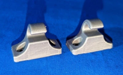 Porsche Sun Visor Clip x 2 - Compatível com 924/924S/944/968 - Impresso em 3D - Cinza - Imagem 1 de 3