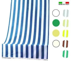 TENDA DA SOLE "RIO" CON TUNNEL CM.140 x cm.300 h in poliestere bianco/marrone - Foto 1 di 4
