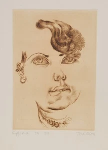 Tony Torrilhon /Kupferstich - Radierung/ Handsigniert/ 1981 / e.a. Exemplar - Bild 1 von 3