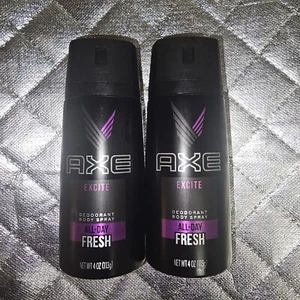Axe Scented Deodorant Antiperspirant EXCITE 48 Hour Fresh Deodorant 4oz Lot Of 2 - Picture 1 of 1