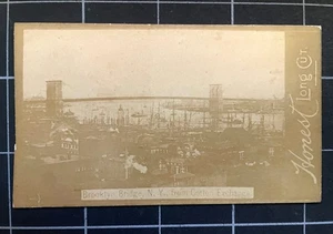 1889 N151 Duke Honest Long Cut • BROOKLYN BRIDGE, NY, FROM COTTON EXCHANGE - Bild 1 von 7